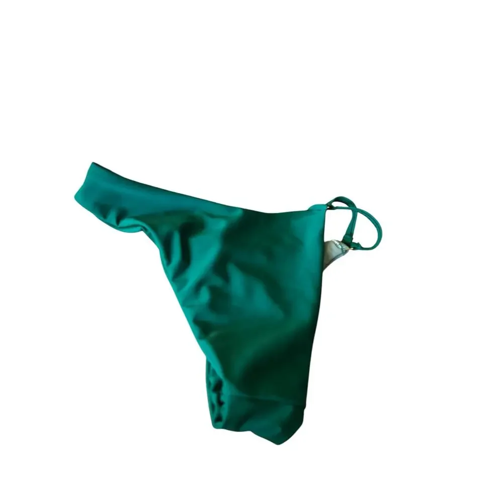 SHEIN Green String Bikini Bottom Size XS